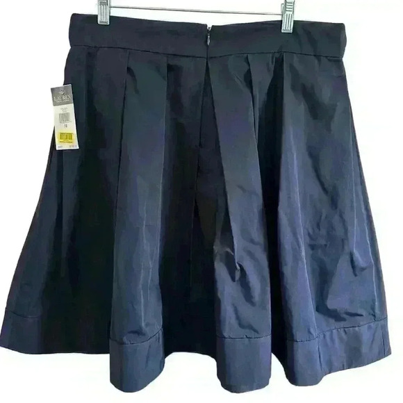 Lauren Ralph Lauren Navy Evening Flare Silhouette Skirt 
Size 16 - Picture 2 of 12
